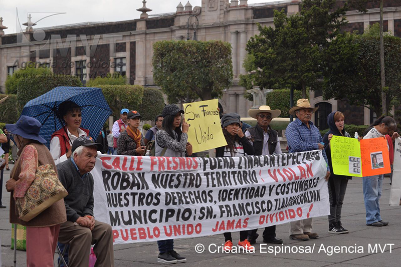 Insisten vecinos de Tlalcilalcalpan en independizarse de Almoloya