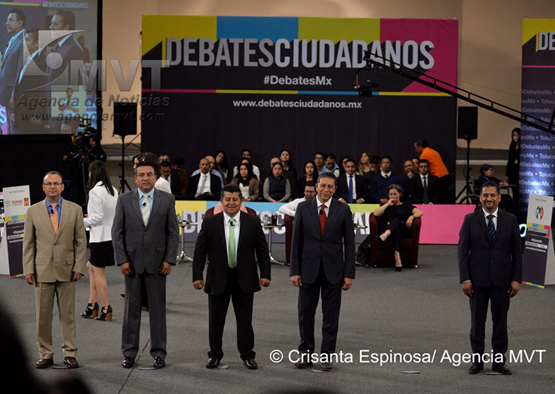 Realizan candidatos toluqueños debate ciudadano