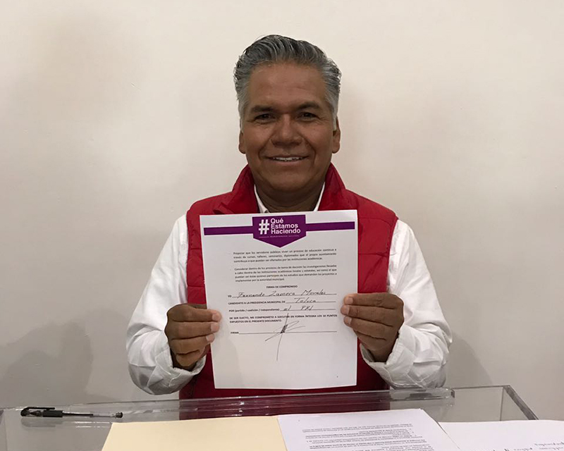 Firma Fernando Zamora agenda de gobernanza