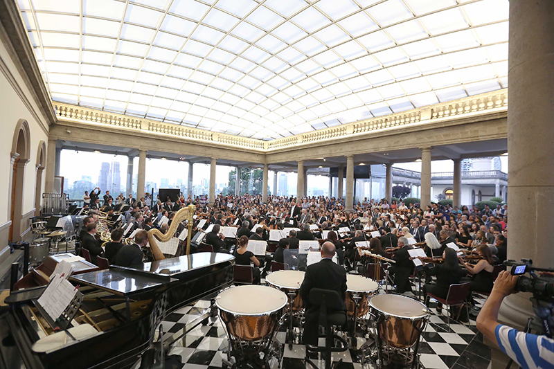Ofrece OSEM concierto en Castillo de Chapultepec