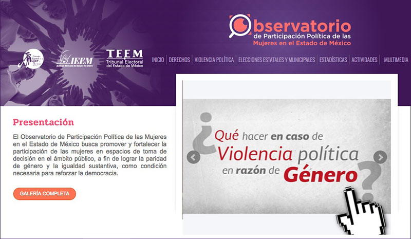 Lanza IEEM mini sitio para atender violencia de género