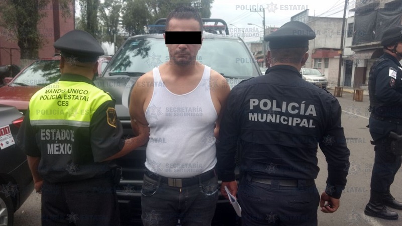 Aprehende a sujeto probablemente involucrado en robo a cuentahabientes en Toluca