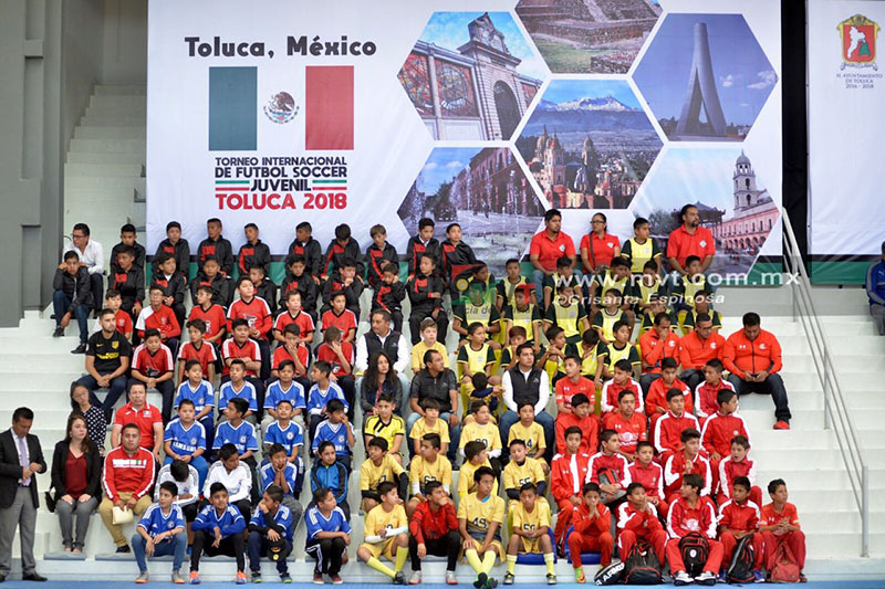 Inauguran Torneo Internacional de Futbol Juvenil Toluca 2018