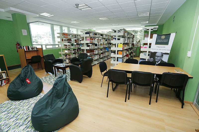 Estrenan sala de lectura en Biblioteca Central de la UAEMéx