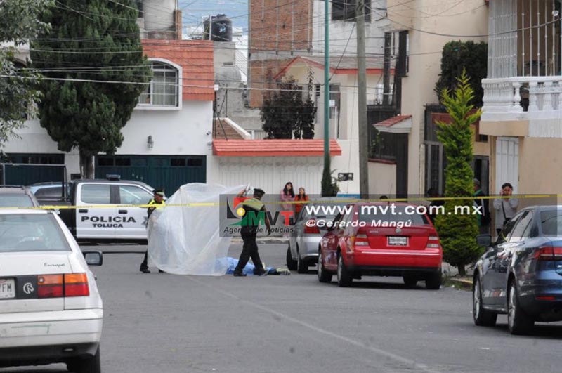 Muere hombre baleado en la Colonia Electricistas de Toluca
