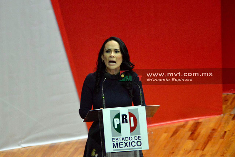 Asume Alejandra del Moral por segunda vez dirigencia estatal del PRI