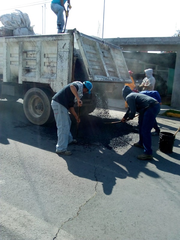 Favorece bacheo la recuperación de calles en Toluca