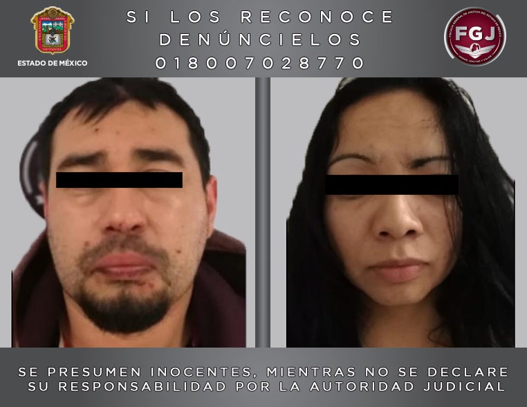Investigan a pareja acusada de extorsionar en el valle de Toluca