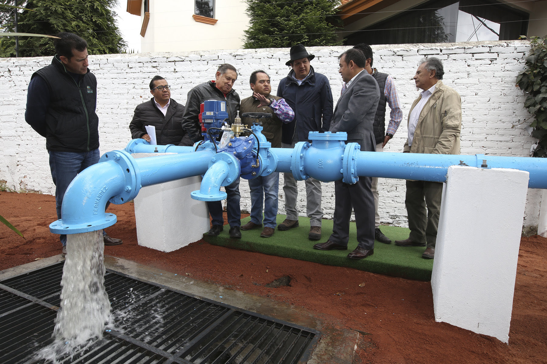 Supervisa alcalde de Metepec abasto de agua