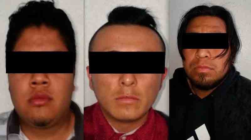 Detienen a tres presuntos asaltantes en Av Tecnológico