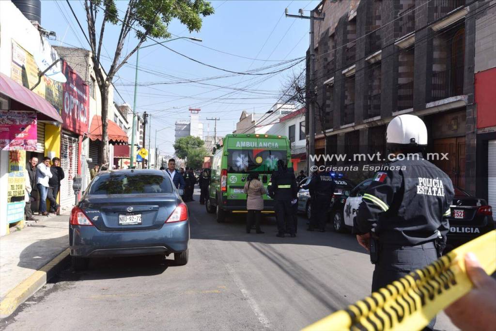 Un hombre es asesinado a balazos en pleno centro de Toluca