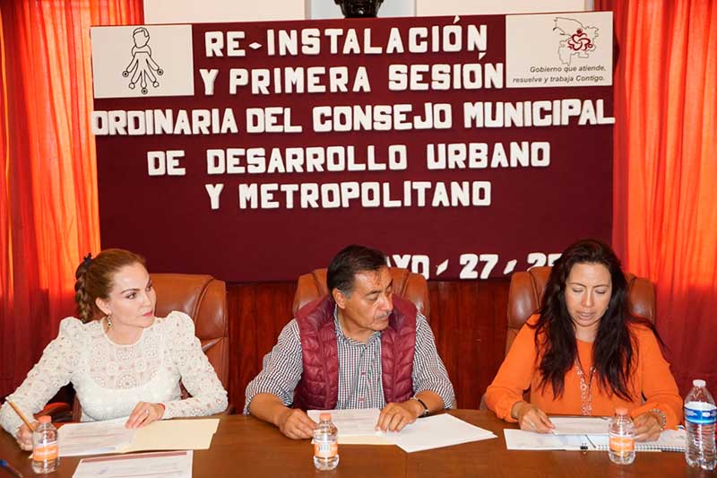 Es reinstalado el Consejo Municipal de Desarrollo Urbano y Metropolitano en Almoloya de Juárez