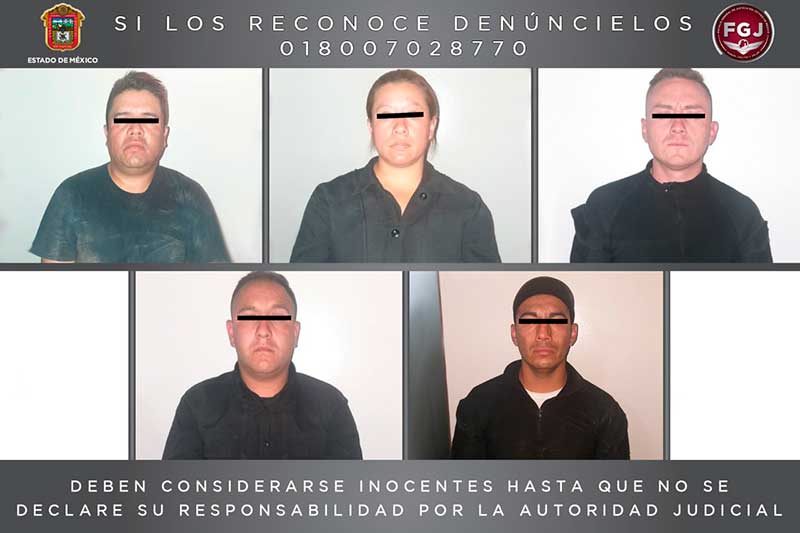 Fiscalía asegura a extorsionadores; eran policías municipales de Tlane y Cuautitlán