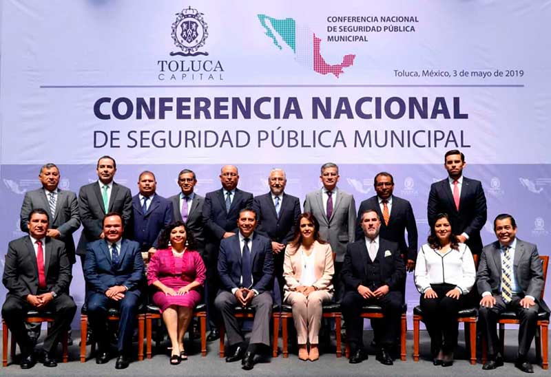 Toluca será sede de la Primera Sesión de la Conferencia  Nacional de Seguridad Pública Municipal