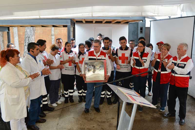 La Cruz Roja de Avándaro atiende el 30% de servicios en la zona poniente del Edomex