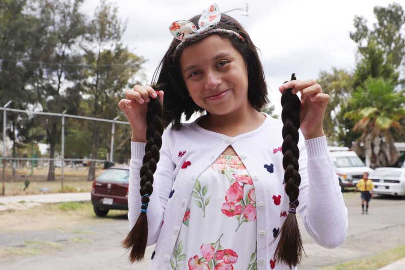 Cruz Roja en Tecámac logra 193 donaciones de cabello en beneficio de niñas con cáncer