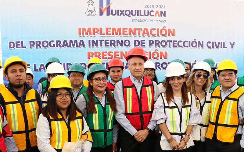 Se presentan unidades internas de Protección Civil en Huixquilucan