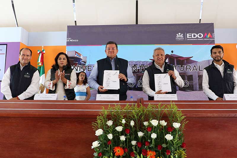 Firman convenio de colaboración el IEEM y la Universidad Intercultural