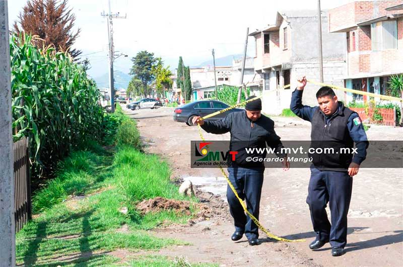 Asesinan a tres personas a balazos en la zona norte de Toluca