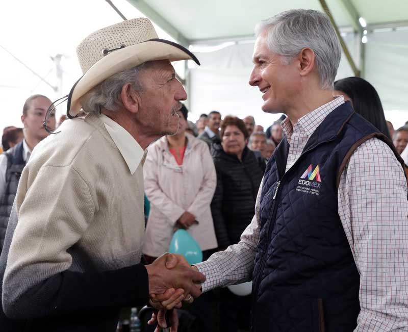 Alfredo del Mazo entrega casas de día para el adulto mayor en 48 municipios del Edoméx