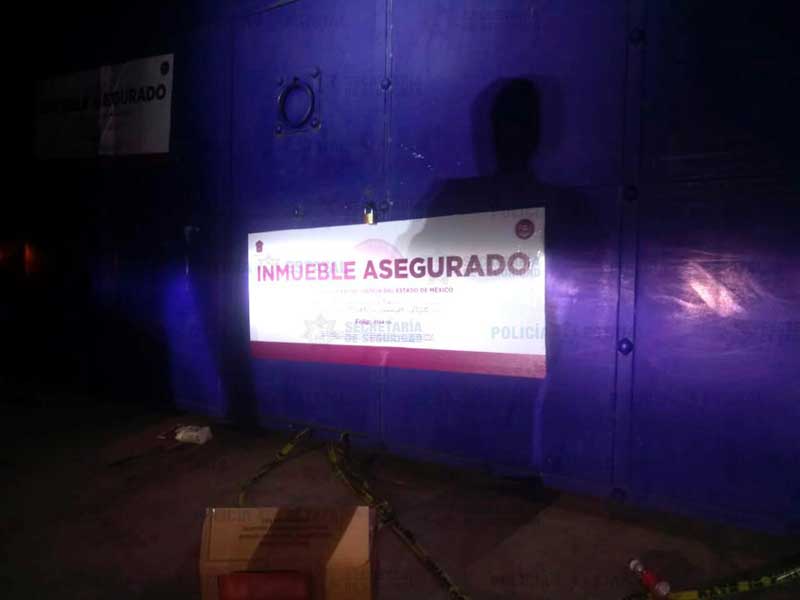 Policías catean domicilio de Zinacantepec y recuperan mercancía robada