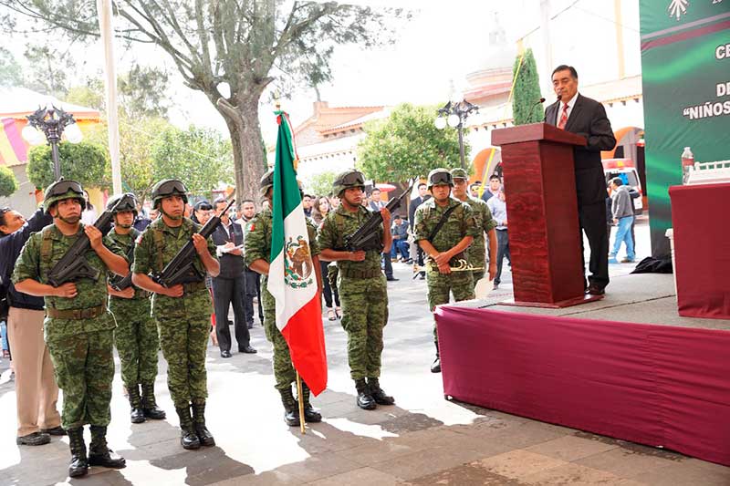Almoloya de Juárez conmemora el CLXXII  Aniversario de la gesta heroica de los niños héroes del Castillo de Chapultepec