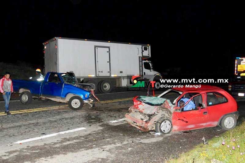 Accidente en la carretera a Temascaltepec deja un muerto y dos lesionados