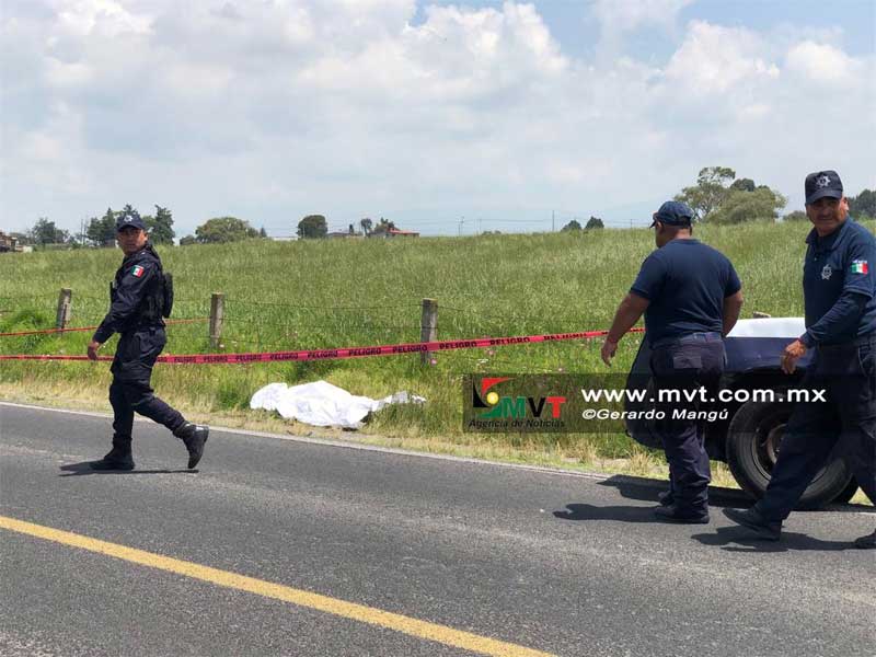 Asesinan a un hombre a balazos en la carretera libre a Ixtlahuaca