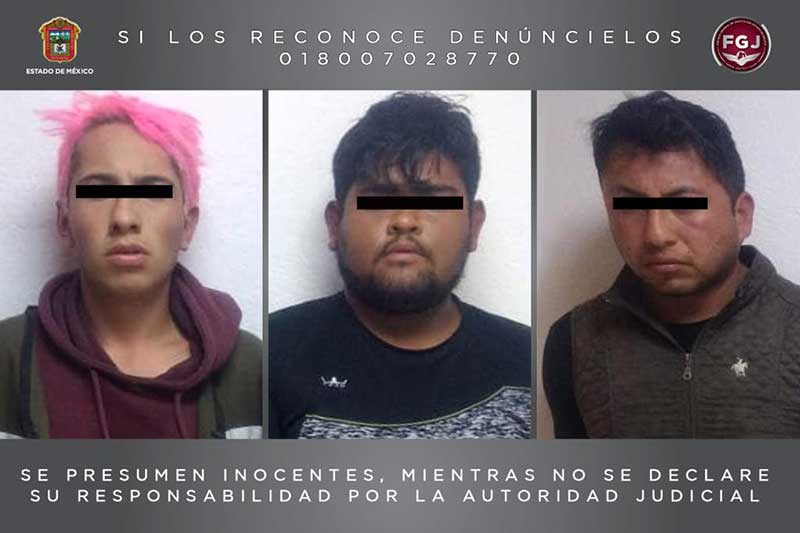 Vinculan a proceso en Toluca a tres extorsionadores del cártel Jalisco Nueva Generación