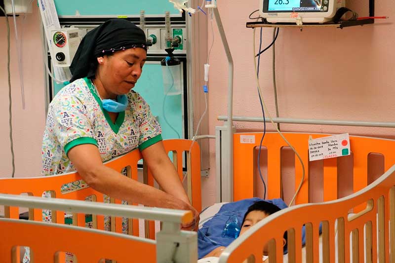 Cirujanos del hospital para el niño corrigen hernias en menores de 5 años