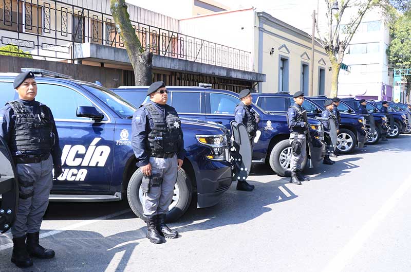 Más de 9 mil personas han sido aseguradas por la Policía de Toluca