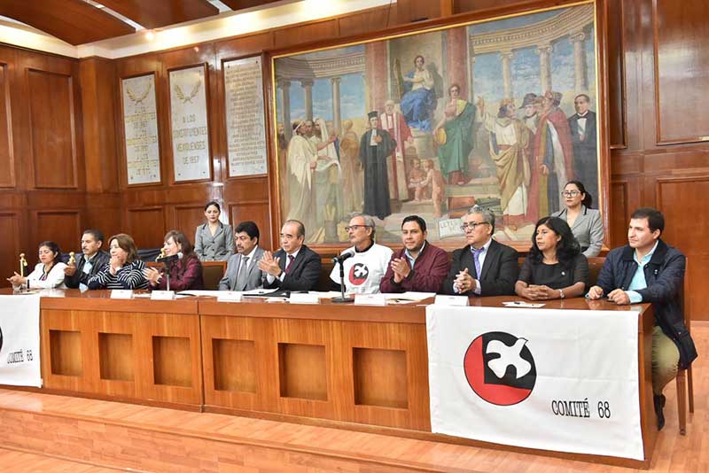Rinde la Legislatura Mexiquense homenaje al movimiento estudiantil de 1968