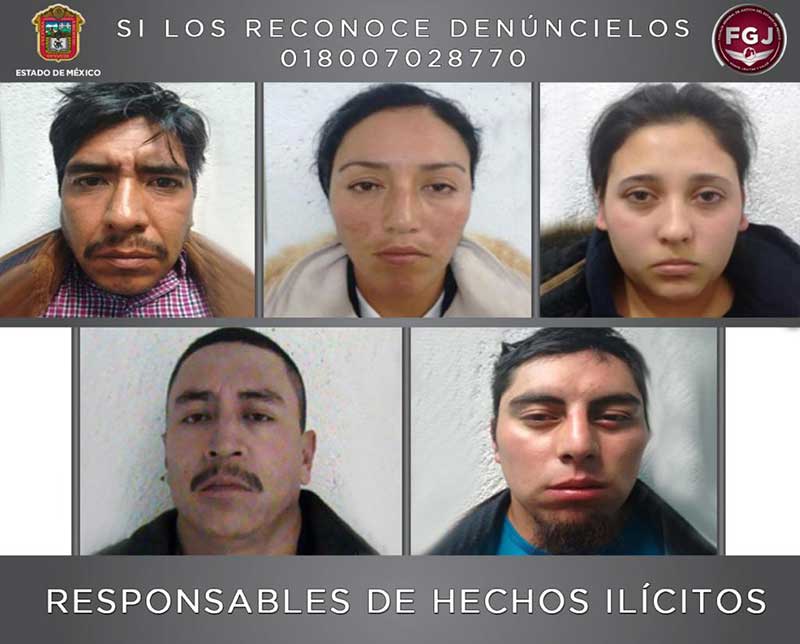 Sentencian a 60 años de cárcel a secuestradores de Zinacantepec y Villa Victoria
