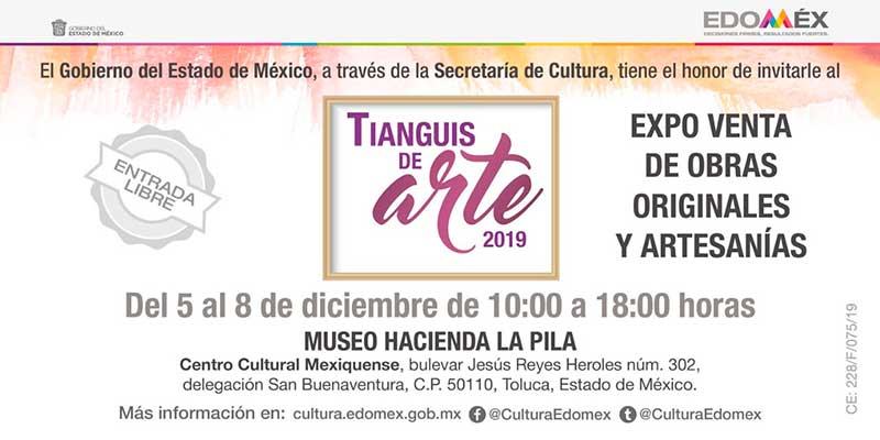 Alistan Tianguis del Arte en el Centro Cultural Mexiquense