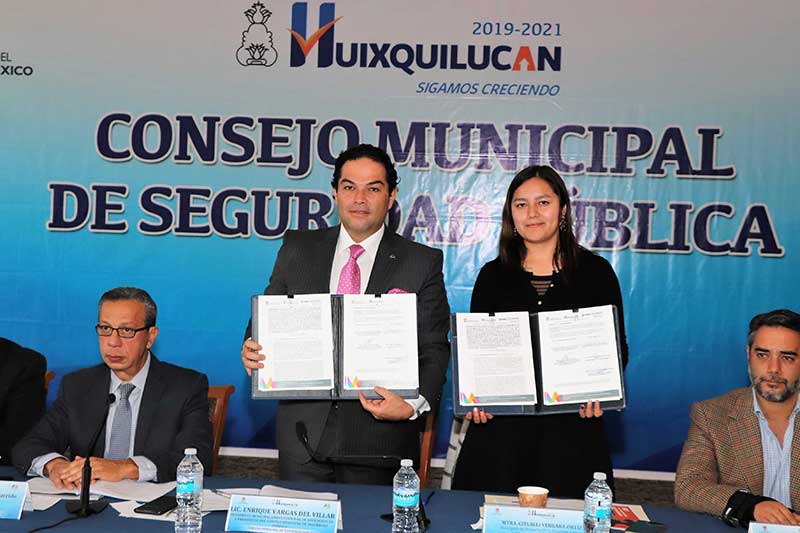 Huixquilucan firma acuerdo en materia de Prevención Social