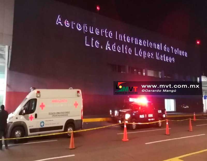 Asesinan a un hombre en el Aeropuerto de Toluca