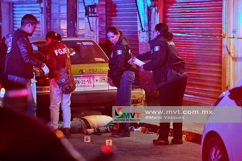 Asesinan a un hombre a balazos en Las Marinas, Metepec