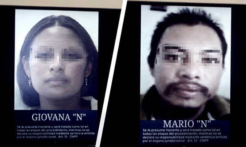 Capturan a pareja acusada del feminicidio de Fátima
