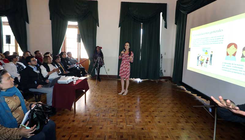 Imparten primer curso para implementar “Mochila Segura” en Toluca