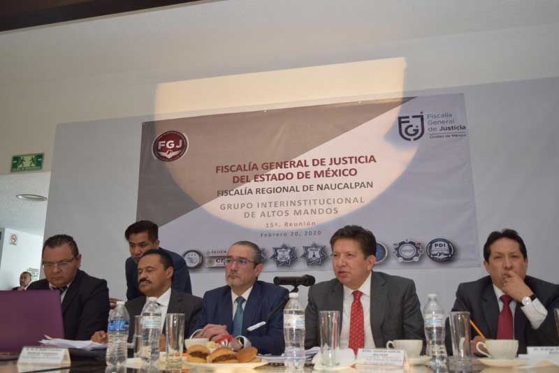 Acuerdan acciones conjuntas Fiscalías del Edoméx y CDMX en 15 Reunión Interinstitucional