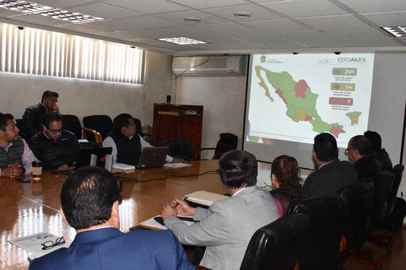 Continúa fortalecimiento interinstitucional por Covid-19 en Edoméx