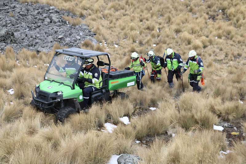 Reportan saldo blanco tras Operativo Invernal en el Nevado de Toluca