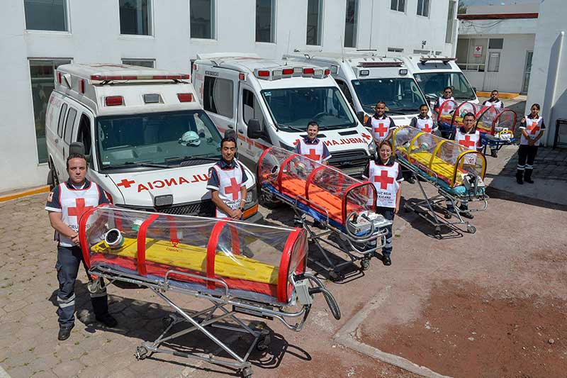 La Cruz Roja incrementa equipo para atender casos de Covid19 en el Edoméx