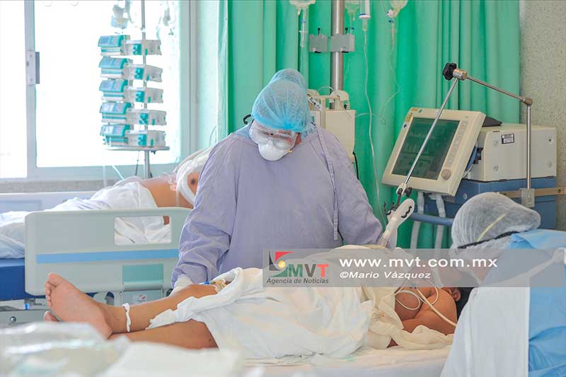 Reportan 1,890 personas hospitalizadas por Covid-19 en el Edoméx
