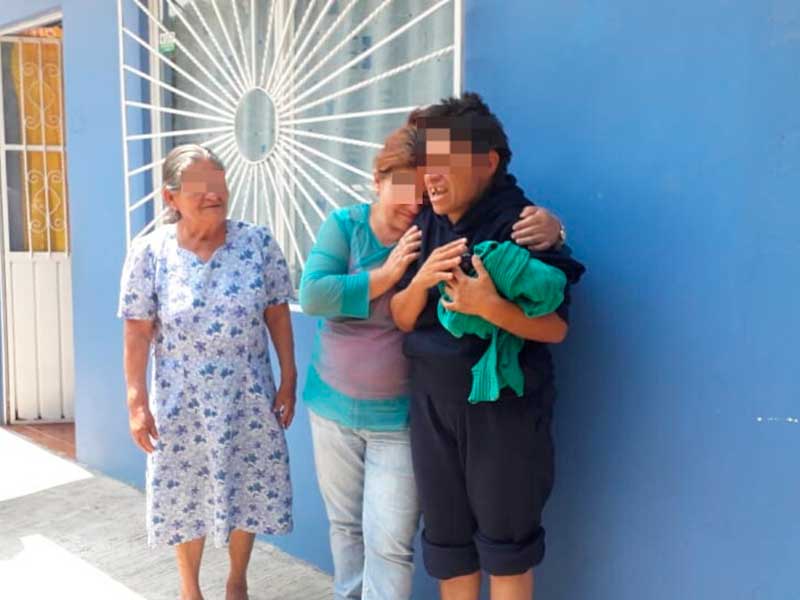 Mujer indigente de Toluca es reintegrada a su familia en Veracruz