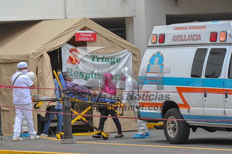 Hospitales del Edoméx atienden a 2,083 enfermos de Covid-19