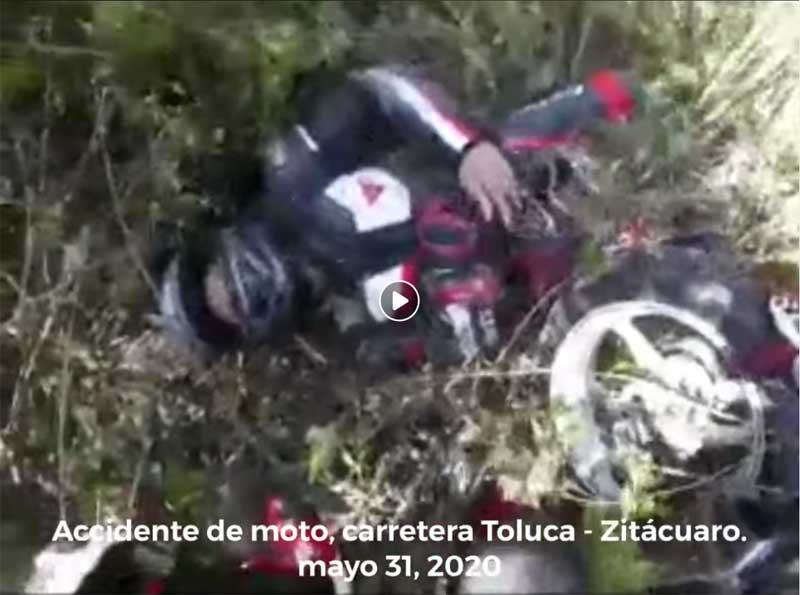 Motoclub de Toluca «justifica» accidente en la carretera a Zitácuaro