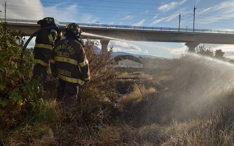 Bomberos Toluca atiende 49 incendios durante el mes de mayo