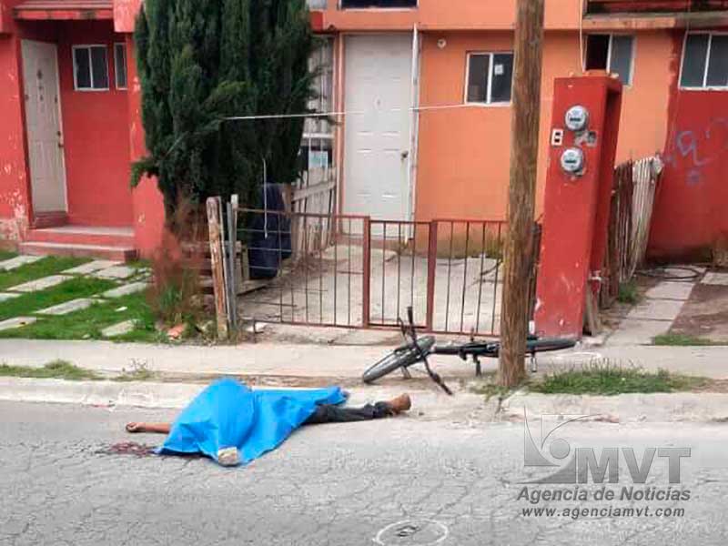 Asesinan a un hombre a balazos en Colinas del Sol, Almoloya de Juárez