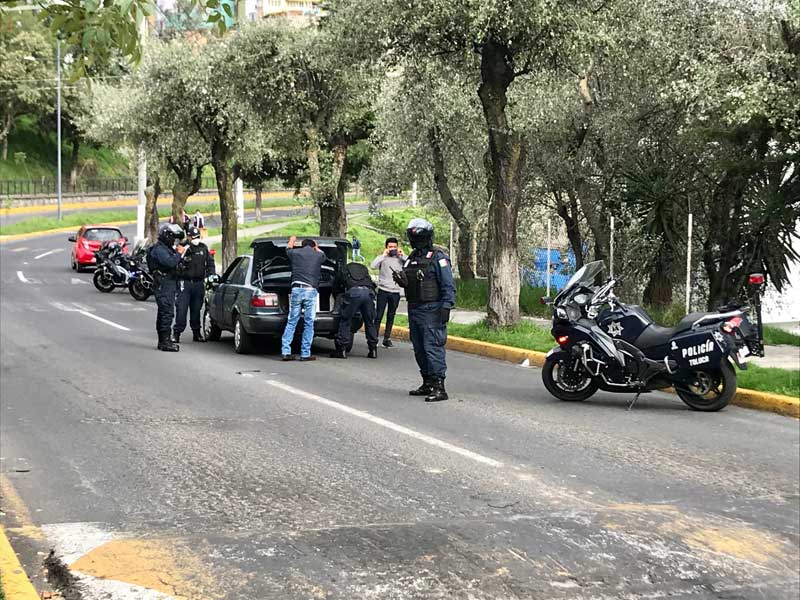 Con motos la policía disminuye tiempos de respuesta a emergencias en Toluca